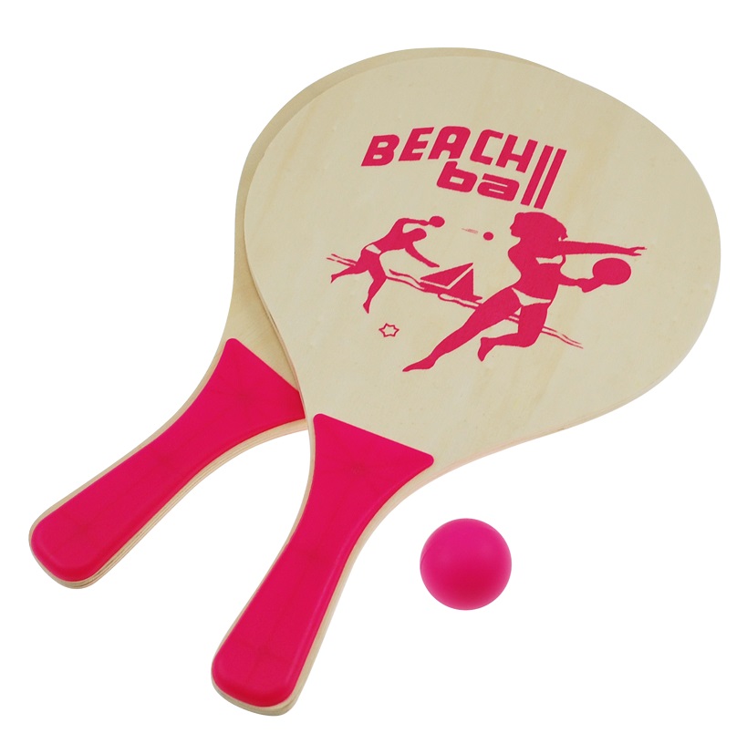Plážový tenis set SportTeam růžový