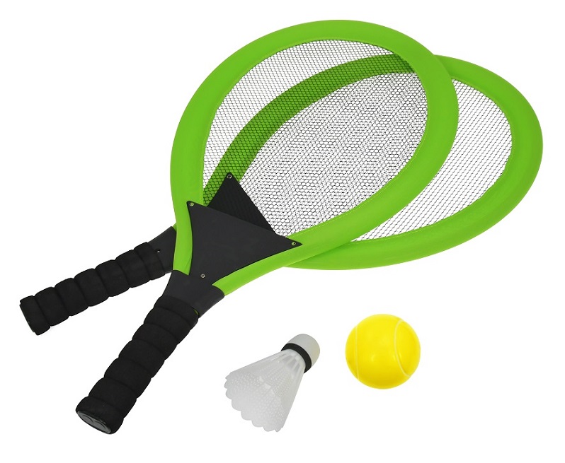 Set na plážové hry tenis/badminton zelená