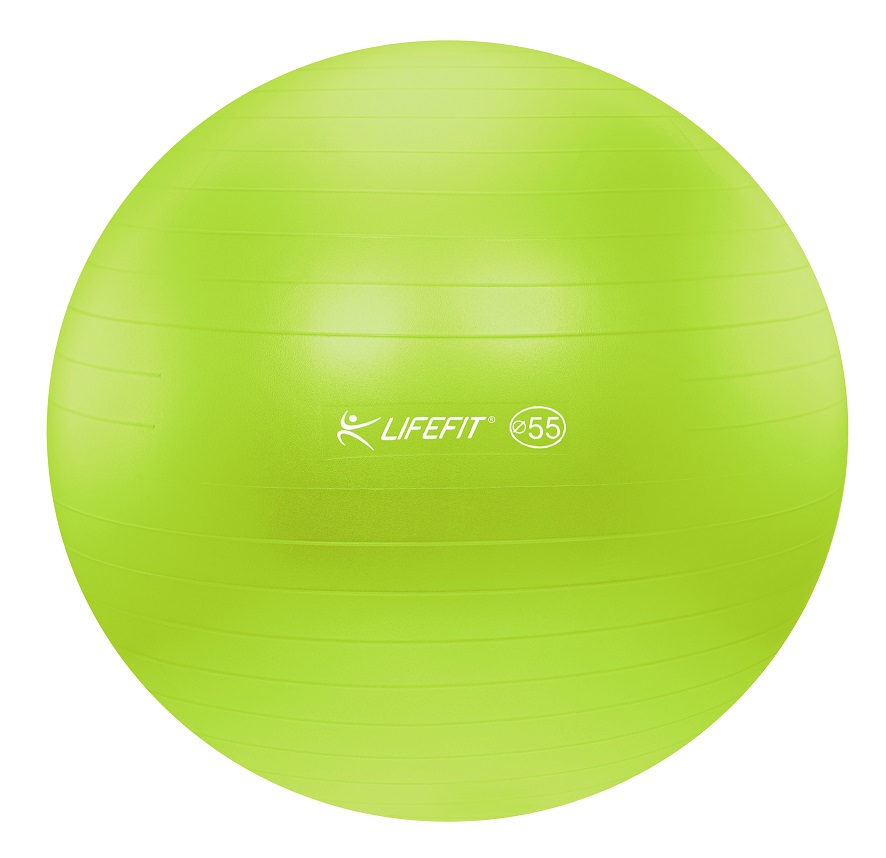 Gymnastický míč Lifefit Anti-Burst 55cm zelený
