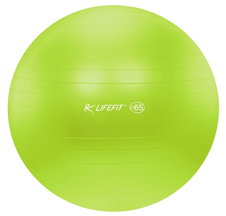 Gymnastický míč Lifefit Anti-Burst 65cm zelený