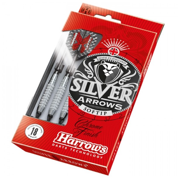 Šipky Harrows Silver Arrow 14, 16, 18g - 16 g