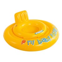 Dětský dvojitý kruh Intex 56585 My Baby Float žlutý 70cm
