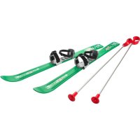 Dětské lyže Baby Ski s vázáním - zelené 90cm 